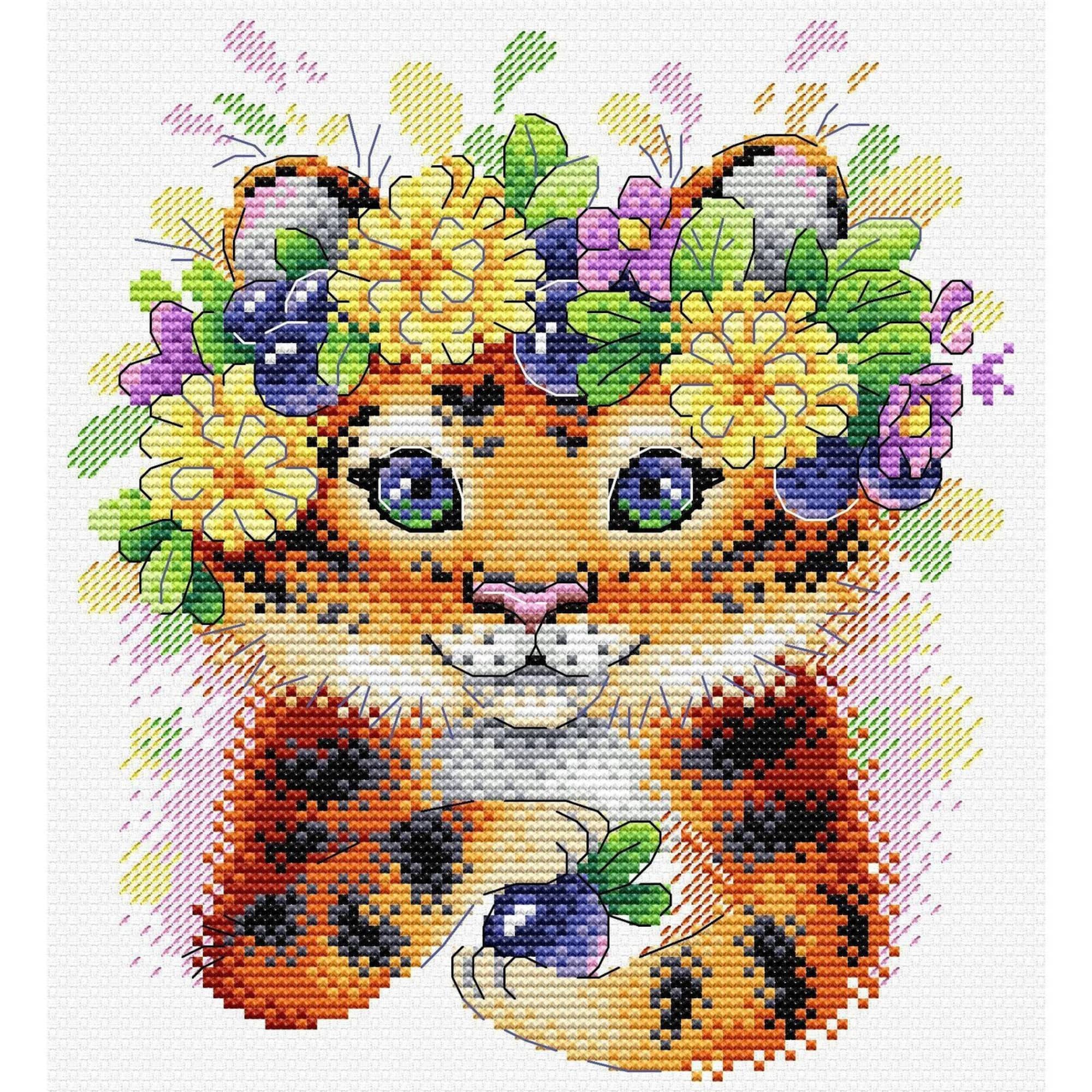 MP Studia On A Summer Day Counted Cross Stitch Kit